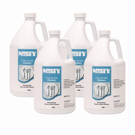 Misty Cleaners & Detergents, 1 Gal Bottle, Liquid, 4 PK 1038695